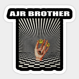 Illuminati Hand of Ajr Brothers Sticker